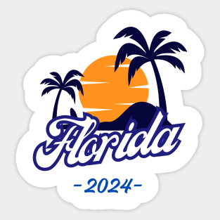 Florida 2024 Summer Vibe Sticker